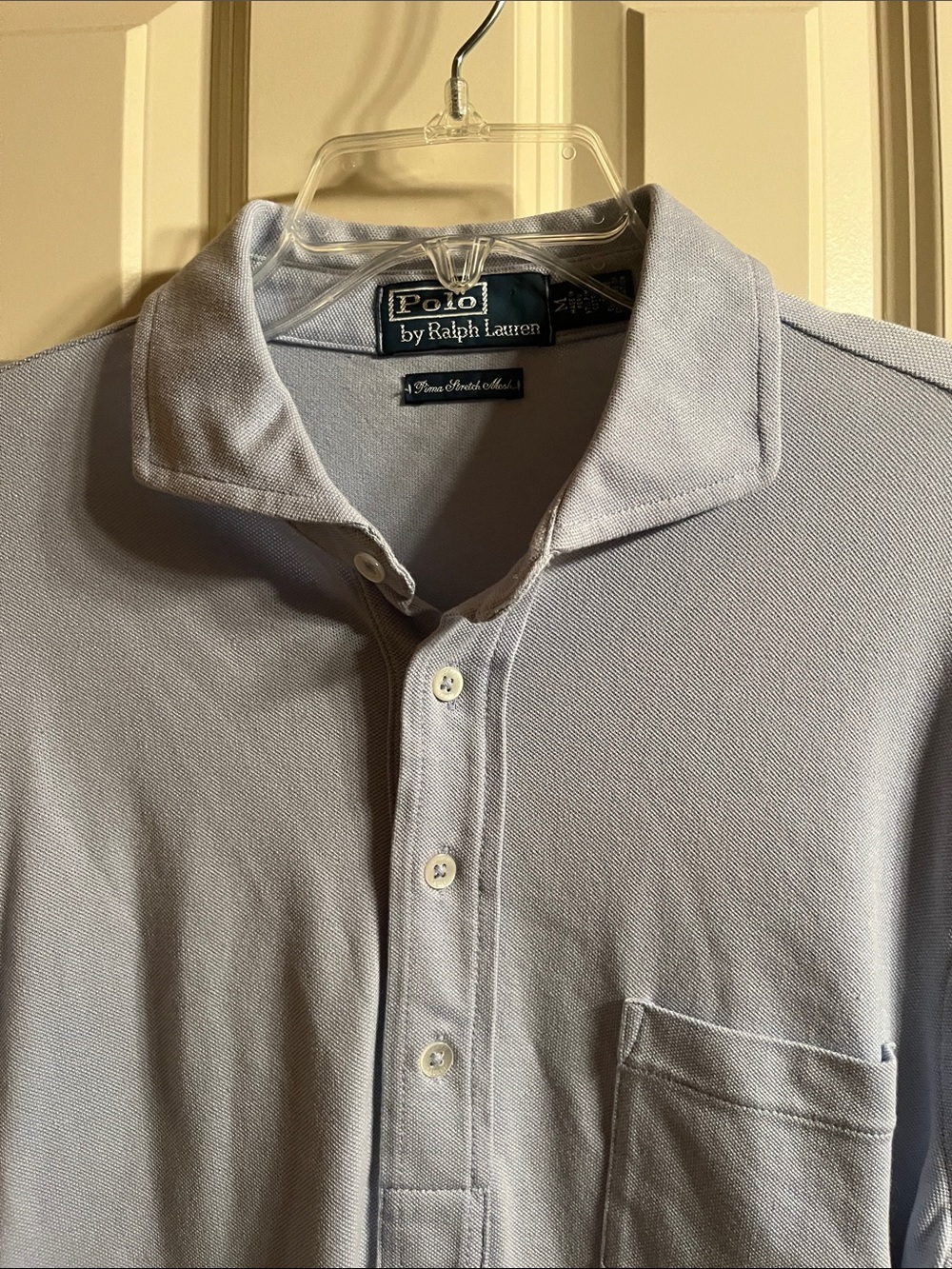 Polo by Ralph Lauren Light Gray Pique Polo Shirt - Picture 2 of 5